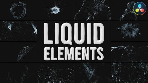 Videohive - Liquid Elements for DaVinci Resolve - 47679632