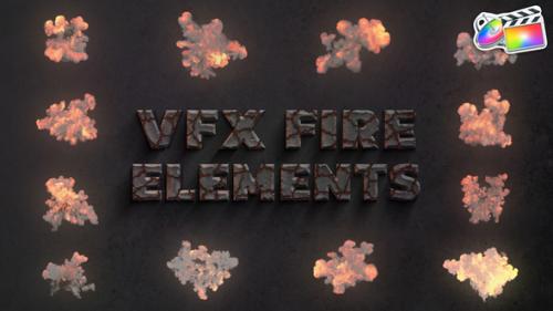 Videohive - VFX Fire Elements for FCPX - 47681224