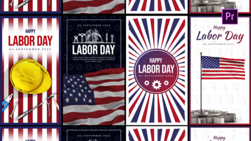 Videohive - Labor Day Stories Pack - 47685582