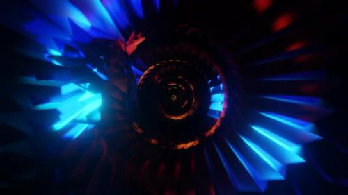 Videohive - Surreal Neon Dreams Pulsating Abstract Pulse - 47645983