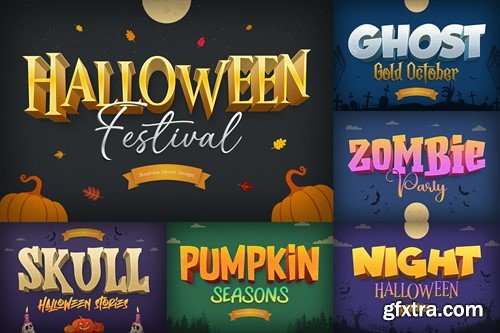 Halloween Text Effects ATBY47Y