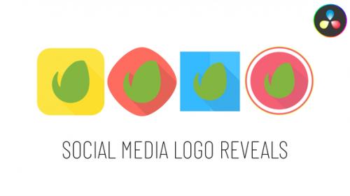 Videohive - Social Media Logo Reveals for DaVinci Resolve - 47660124