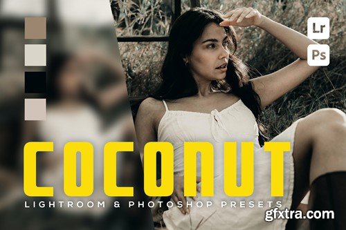 6 Coconut Lightroom and Photoshop Presets LC8LXG2