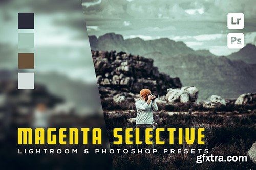 6 Magenta selective Lightroom and Photoshop Preset XLNKJ97
