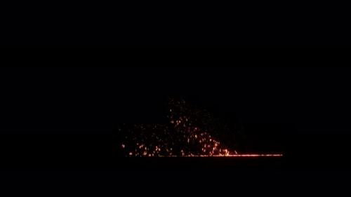 Videohive - Ground Impact Sparks 9A - 47666653