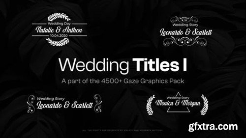 Videohive Elegant Wedding Titles 47686653