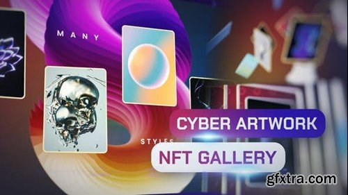 Videohive Cyber Artwork NFT Gallery 47699582