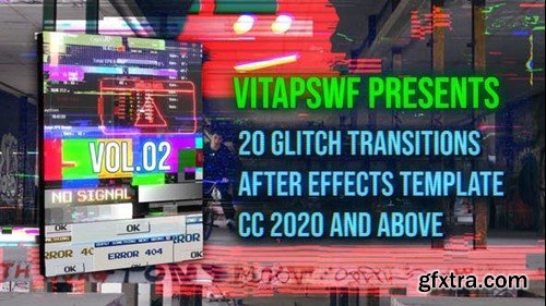 Videohive Glitch Transitions Vol. 02 47707925