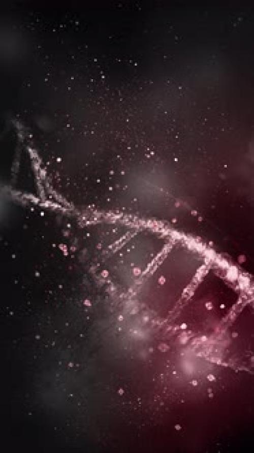 Videohive - Disease Destroys the DNA Strand in Closeup - 47688519
