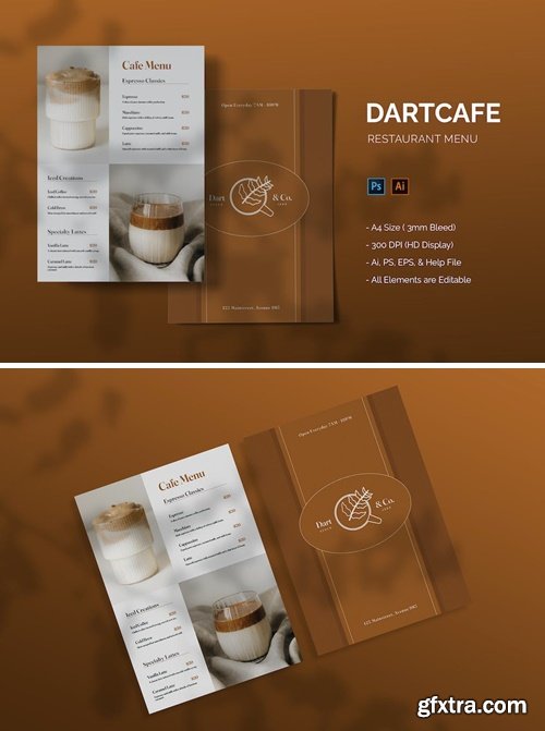 Dartcafe - Restaurant Menu G2QE8QR