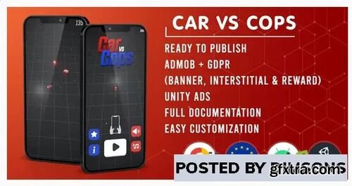 CAR VS COPS 3D | Admob + GDPR | Unity Ads v1.1