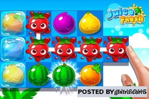 Match 3 Juice Fresh Complete Project + EDITOR v1.5.3