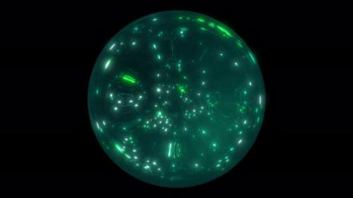 Videohive - Green Galaxy Sphere - 47643030
