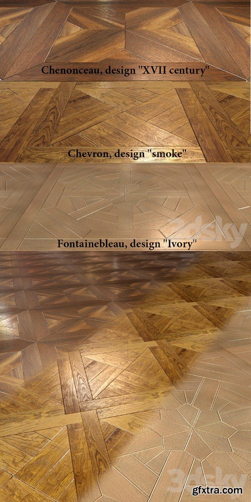 Modular flooring 3 (3 types)