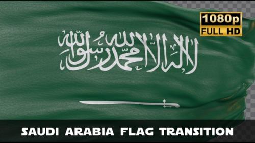 Videohive - Saudi Arabia Flag Transition - 47690105