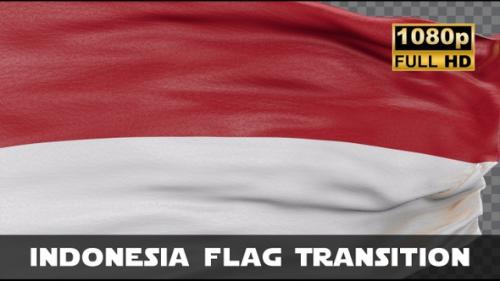 Videohive - Indonesia Flag Transition - 47690111