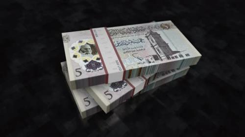 Videohive - Libya Dinar money banknote pile packs - 47698778