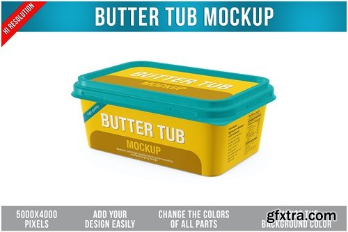 Butter Tub Mockup Z3WSAML