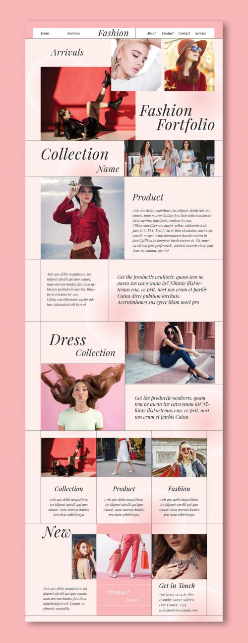 Fashion Email News Letter Layout 635759247