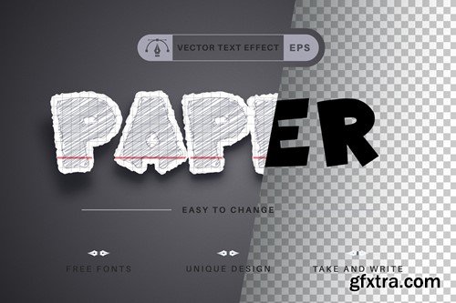 Hand Drawn Sticker - Editable Text Effect, Font St W8FXHQ8
