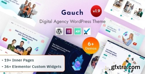 Themeforest - Gauch - IT Services Company & Digital Business Agency WordPress Theme 35878223 v1.9 - Nulled