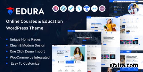 Themeforest - Edura – Online Courses & Education WordPress Theme 47553633 v1.0.0 - Nulled