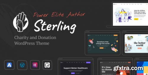 Themeforest - Sterling - Charity & Donation WordPress Theme 2320578 v3.0.8 - Nulled