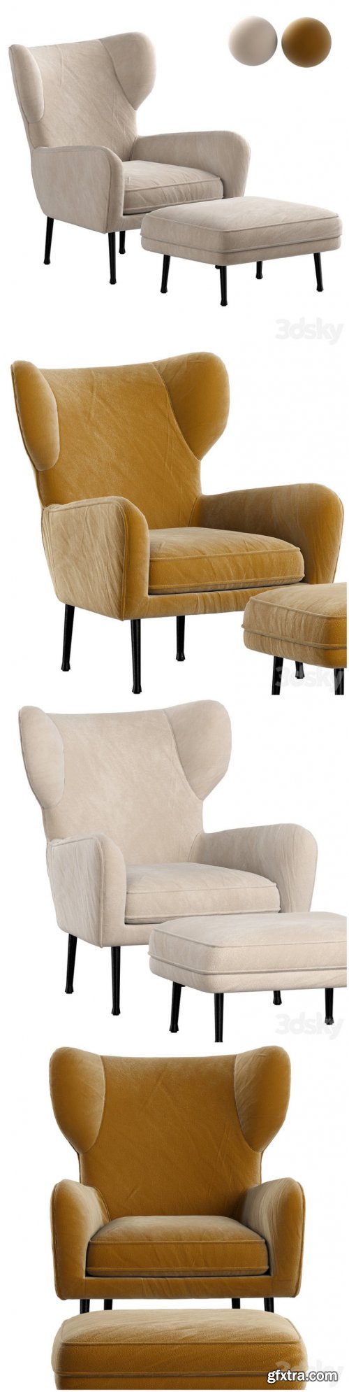 Lucia Wing Chair