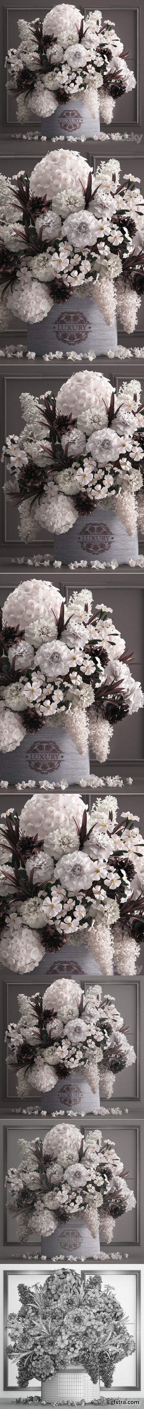 A Bouquet of Flowers in a Gift Box 88