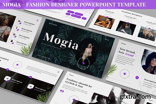 Mogia - Fashion Design Powerpoint Template 94FW49F