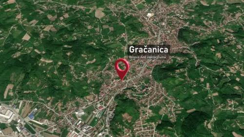 Videohive - Gračanica City Map Zoom (Bosnia and Herzegovina) from Space to Earth - 47739361