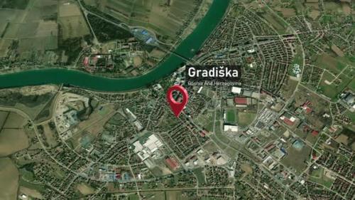 Videohive - Gradiška City Map Zoom (Bosnia and Herzegovina) from Space to Earth - 47739365