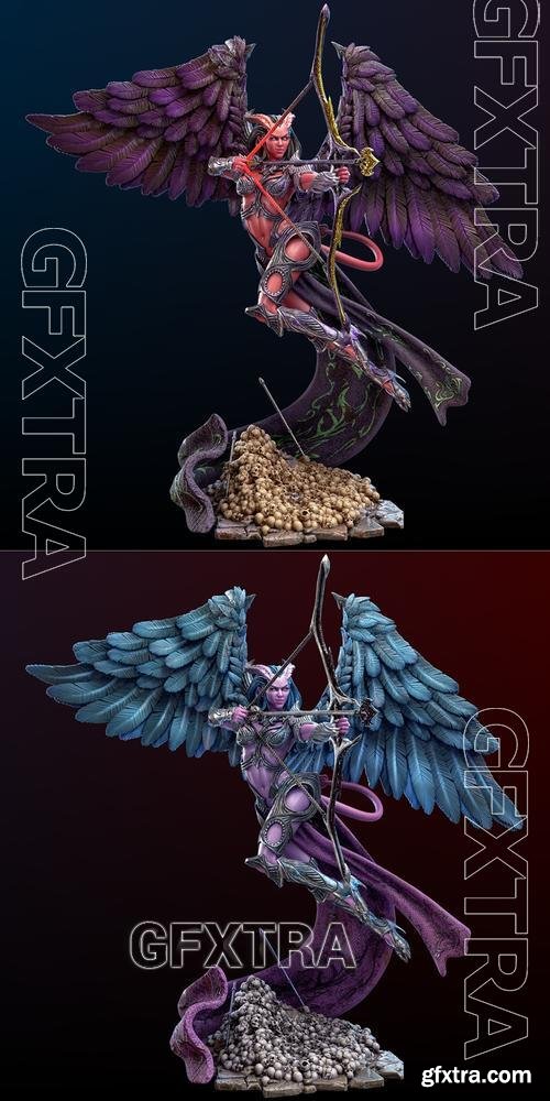Archvillain Games - Amora, Debased Avatar of Cupid – 3D Print Model