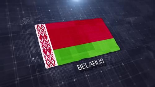 Videohive - Belarus Flag Displaying - 47745591