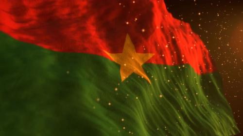 Videohive - Burkina Faso national flag. Waving country symbol. - 47751555