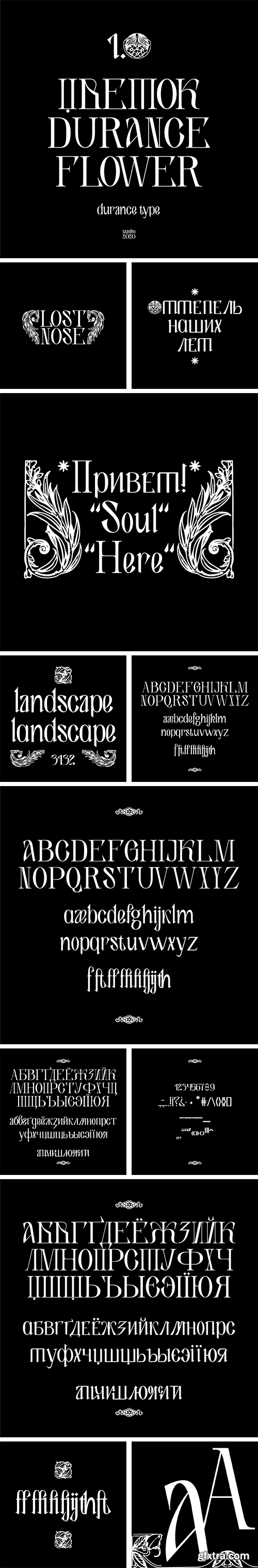 Durance Typeface