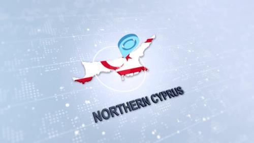 Videohive - Northern Cyprus Map With Marker - 47738496