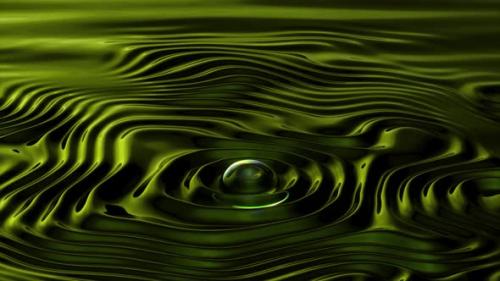 Videohive - The Surface of the Water Art Background Trending 3d Motion Design The Rainbow Drop Turns Into a Cube - 47744591