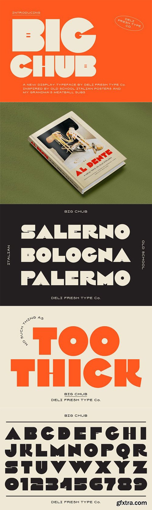 Big Chub - An Old School Italian Font