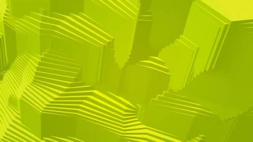 Videohive - Abstract geometric stripes background - 47786885