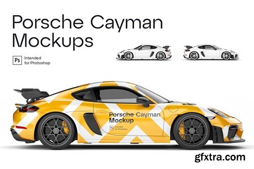 Porsche Cayman Mockups GUCM87C