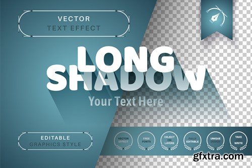 Long Shadow - Editable Text Effect, Font Style CY2WWJG