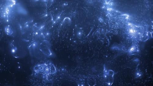 Videohive - Aqua Blue Particles - 47767164