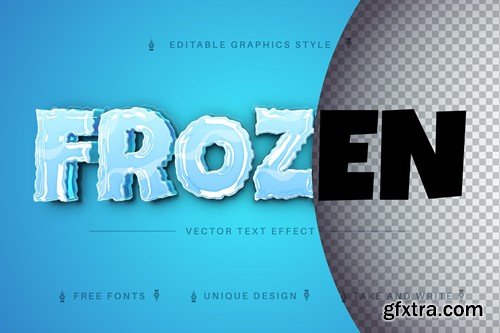 Frozen Winter - Editable Text Effect, Font Style LYHCL7S