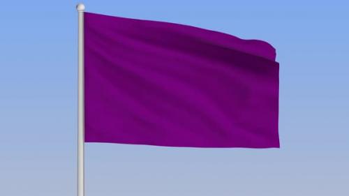 Videohive - Purple Flag Loop - 47783166