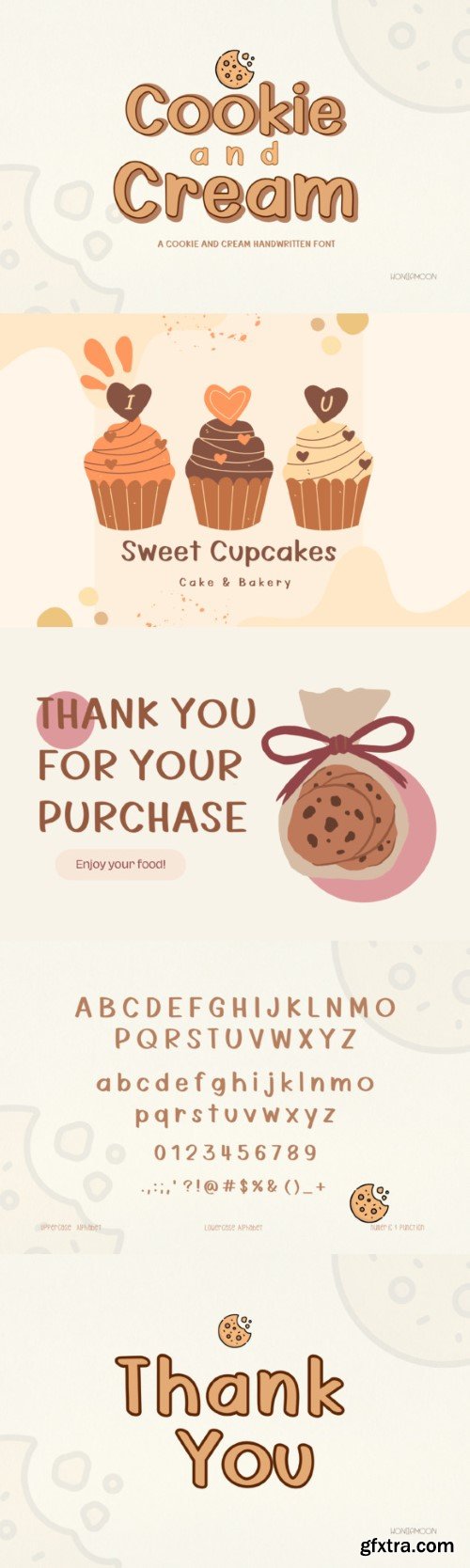 Cookie and Cream Font