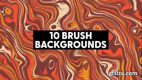 Videohive Brush Backgrounds 47862980
