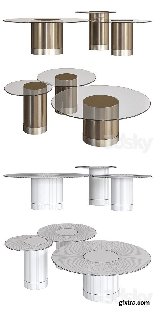 Reflex Tau Round Coffee Tables