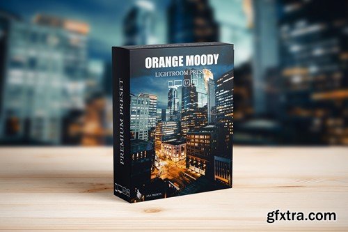Moody Orange Urban Street Cinematic LR Presets 3HMFNFS