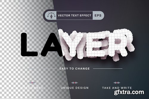 Set Stickers - Editable Text Effect, Font Style BBGJ7BB